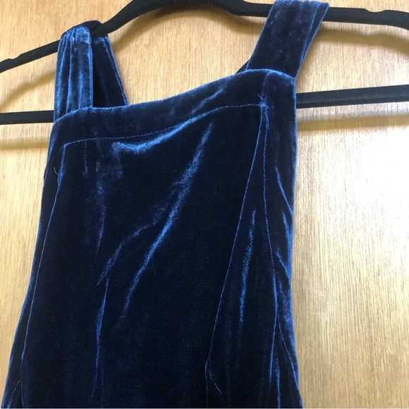 NWT Anthropology Velvet Halter Maxi Dress - Picture 9 of 10